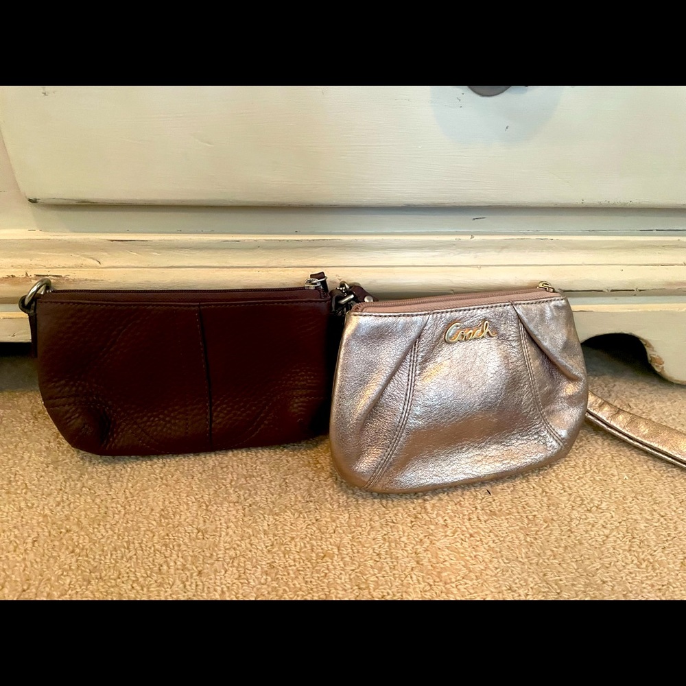 2 Coach wristlets
